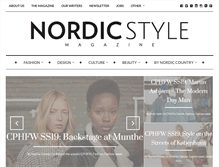 Tablet Screenshot of nordicstylemag.com